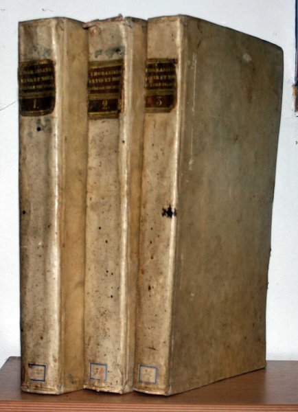 VETUS ET NOVA ECCLESIAE DISCIPLINA circa Beneficia & Beneficiarios, distributa in tres partes sive Tomos....(three volumes) Image for VETUS ET NOVA ECCLESIAE DISCIPLINA circa Beneficia & Beneficiarios, distributa in tres partes sive Tomos....(three volumes)