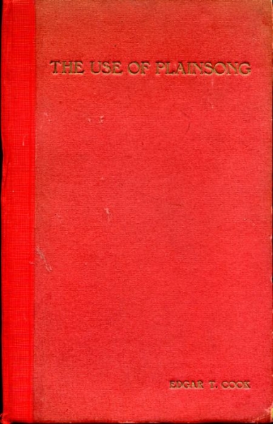 Image for THE USE OF PLAINSONG