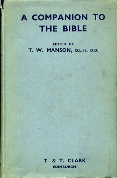 A COMPANION TO THE BIBLE Image for A COMPANION TO THE BIBLE