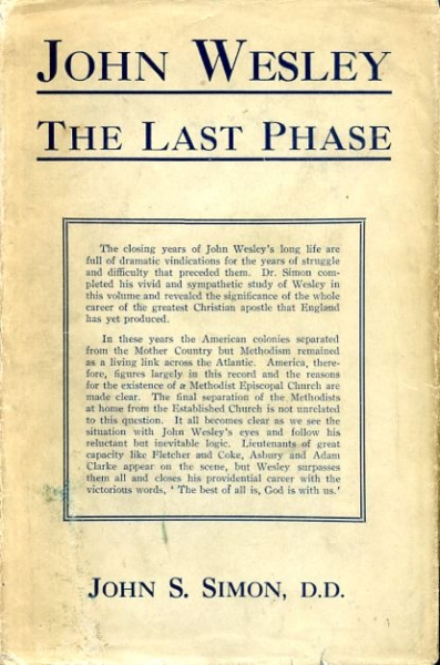 JOHN WESLEY The Last Phase Image for JOHN WESLEY The Last Phase