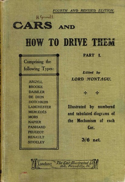 The Car Library : Cars and how ro drive them : volume I Image for The Car Library : Cars and how ro drive them : volume I