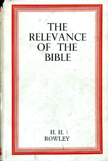 Image for THE RELEVANCE OF THE BIBLE