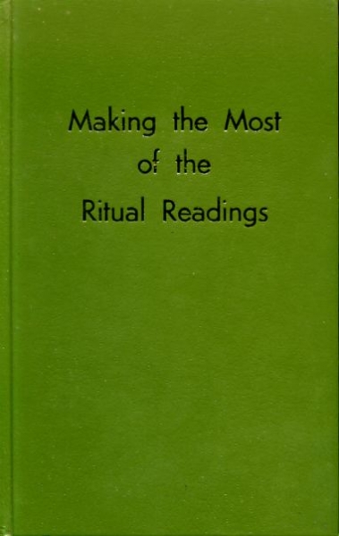 Image for MAKING THE MOST OF THE RITUAL READINGS