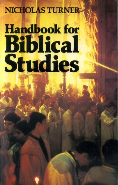 Image for HANDBOOK FOR BIBLICAL STUDIES