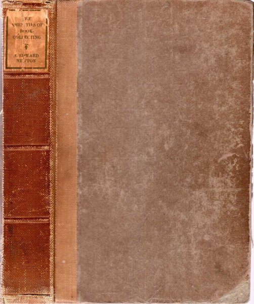 Image for THE AMENITIES OF BOOK-COLLECTING