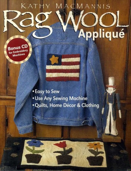 RAG WOOL APPLIQUE Easy to Sew: Use any sewing machine: Qulits, Home Decor & Clothing Image for RAG WOOL APPLIQUE Easy to Sew: Use any sewing machine: Qulits, Home Decor & Clothing