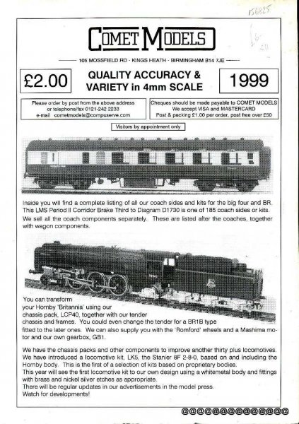 Image for Comet Models Quality & accuracy in 4mm Scale