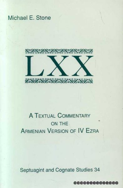 Image for A TEXTUAL COMMENTARY ON THE ARMENIAN VERSION OF IV EZRA