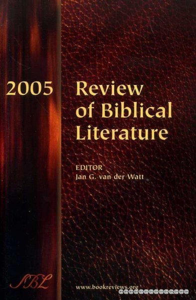 Image for 2005 REVIEW OF BIBLICAL LITERATURE