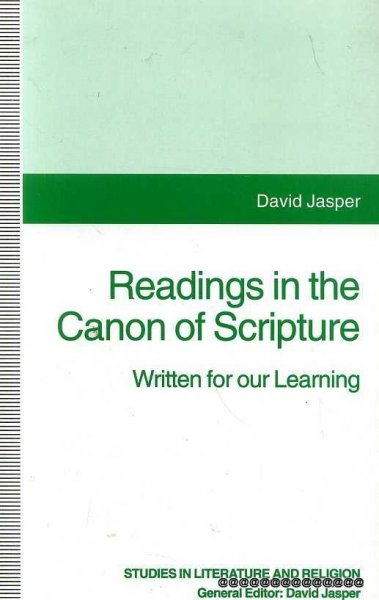 Image for READINGS IN THE CANON OF SCRIPTURE written for our learning