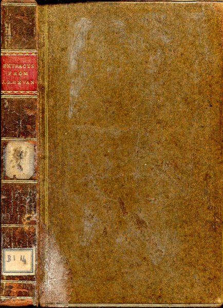 Image for EXTRACTS FROM THE LETTERS AND OTHER WRITINGS OF THE LATE JOSEPH GURNEY BEVAN preceded by a Short Memoir of his Life