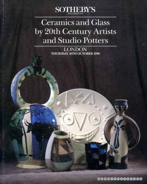 CERAMICS AND GLASS BY 2OTH CENTURY ARTISTS AND STUDIO POTTERS Image for CERAMICS AND GLASS BY 2OTH CENTURY ARTISTS AND STUDIO POTTERS