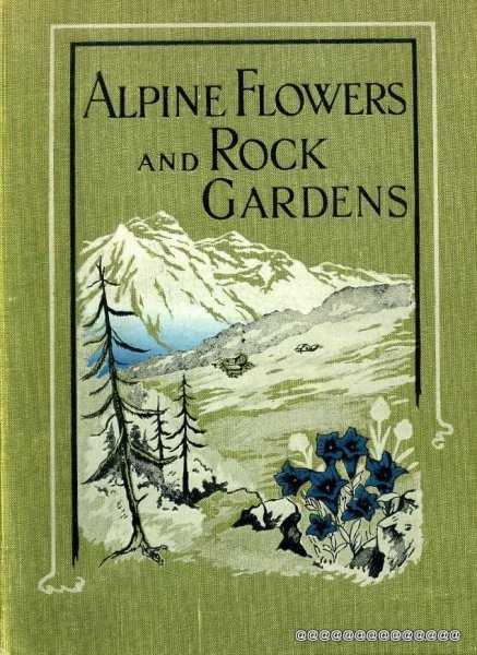 Image for ALPINE FLOWERS AND ROCK GARDENS illustrated in colour