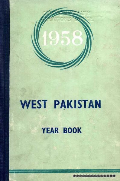 Image for West Pakistan Year Book 1958