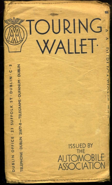 Image for Touring Wallet of the Irish Automobile Association