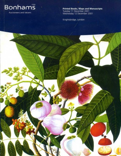 Image for Printed Books, Maps and Manuscripts, 11th & 12th December 2001