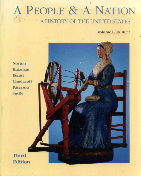 Image for A People and a Nation: A History of the United States, volume I: to 1877