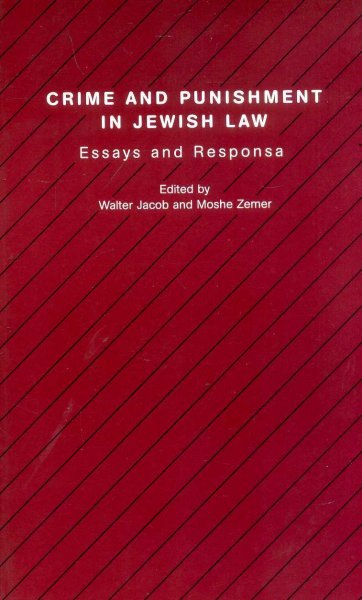Image for Crime and Punishment in Jewish Law : Essays and Response