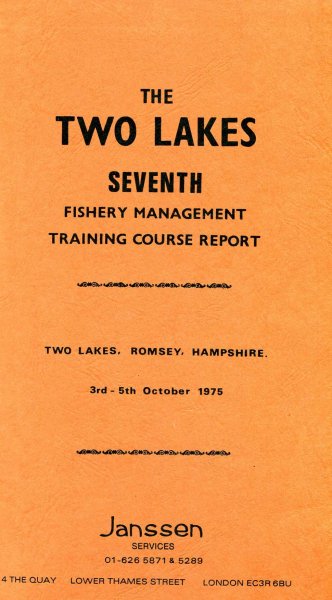 Image for The Two Lakes Seventh Fishery Management Course Report bound with The Eighth & Ninth Reports