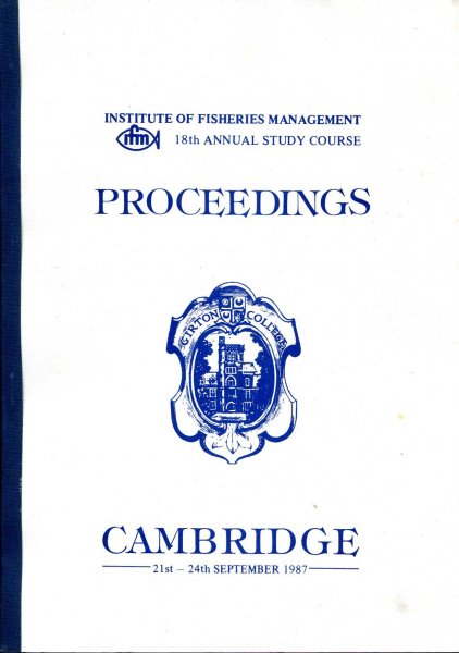Image for Institute of Fisheries Management 18th Annual Study Course : Proceedings