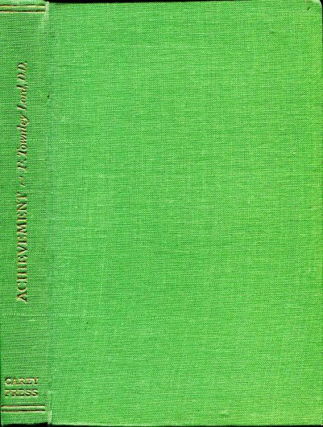 Image for Achievement - a short history of the Baptist Missionary Society 1792-1942