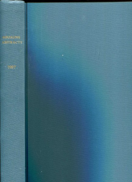 Image for Aqualine Abstracts volume 3 - No 1 - 26, 1987