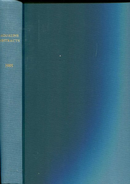 Image for Aqualine Abstracts volume 1 - No 1 - 26, 1985
