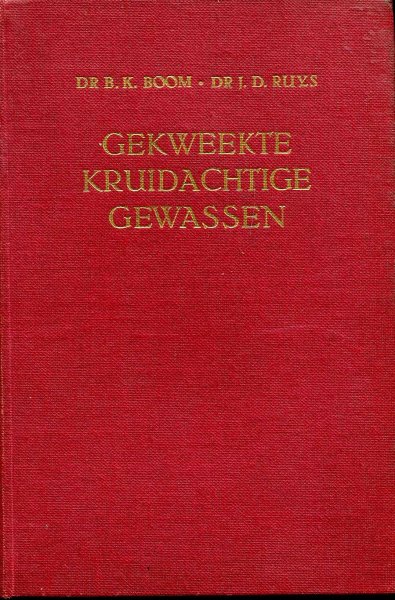 Image for Flora Der Gekweekte Kruidachtige Gewassen
