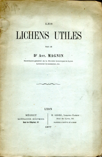 Image for Les Lichens Utiles