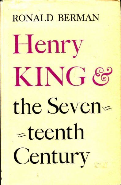 Image for Henry King & The Seventeenth Century
