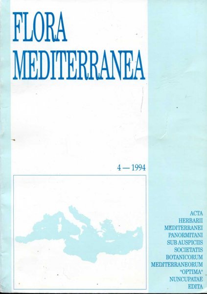 Image for Flora Mediterranea, volume 4 - 1994