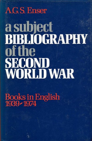 Image for A subject bibliography of the Second World War : Books in English, 1939-1974 (A Grafton book)