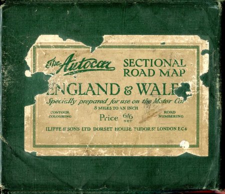Image for The Autcar Sectional Road Map England & Wales, 24 sectional cards