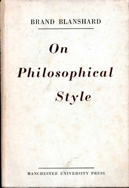 On Philosophical Style Image for On Philosophical Style