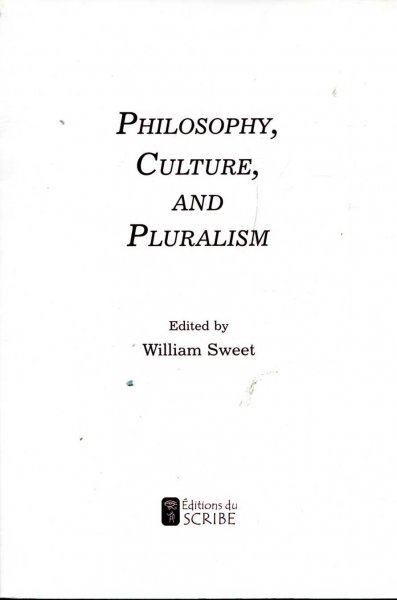 Image for Philosophy, Culture, and Pluralism