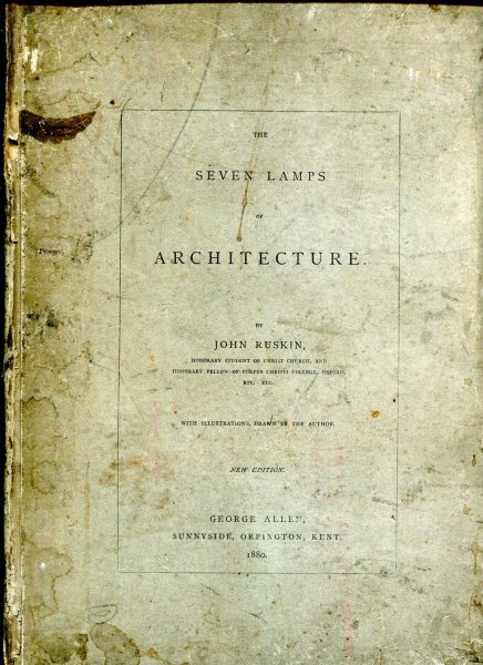 Image for The Seven Lamps of Architecture