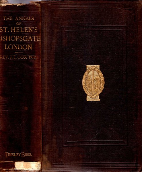 Image for The Annals of St Helens, Bishopsgate, London