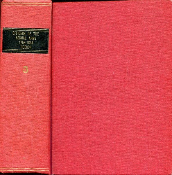 Image for List of the Officers of the Bengal Army 1758-1834 Part III