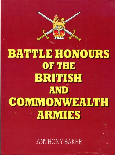 Image for Battle Honours of the British and Commonwealth Armies