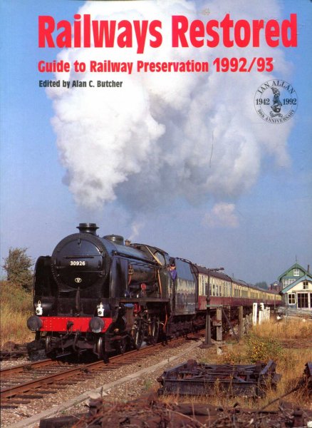 Image for Railways Restored - Guide to Railway Preservation 1992/93