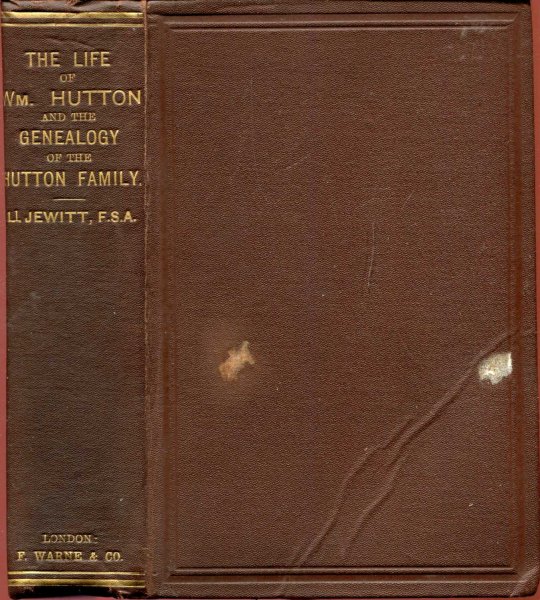 Image for The Life of William Hutton and the History of the Hutton Family