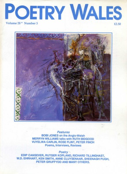 Image for Poetry Wales volume 28, Number 3, January 1993