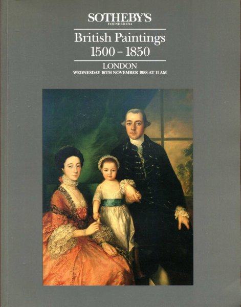 Image for British Paintings 1500-1850, London, 16th November, 1988