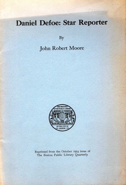 Image for Daniel Defoe : Star Reporter