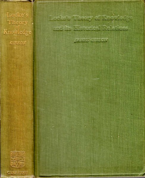 Image for Locke's Theory of Knowledge and its Historical Relations