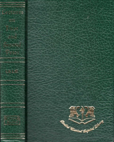 Image for Lectures on the First and Second Epistles of Peter