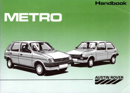 Image for Austin Rover Metro Handbook 1.0 & 1.3 saloons and vans