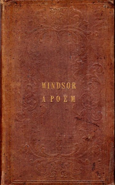 Image for Windsor : A Poem, historical and imaginative