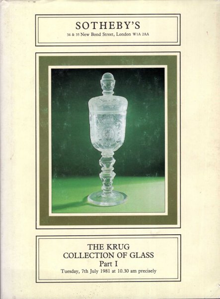 Image for The Krug Collection of Glass, Parts I, II, III & IV (four volumes complete)