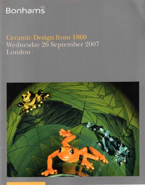 Ceramic Design from1860 : Wednesday 26 September 2007 Image for Ceramic Design from1860 : Wednesday 26 September 2007
